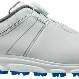 Footjoy Junior Golf Shoes White Grey