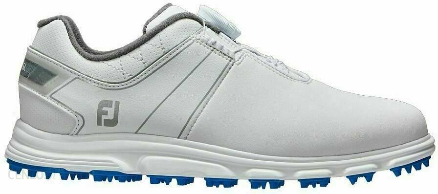 Footjoy Junior Golf Shoes White Grey
