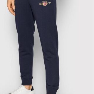 Gant Spodnie Dresowe Archive Shield 4204916 Granatowy Regular Fit