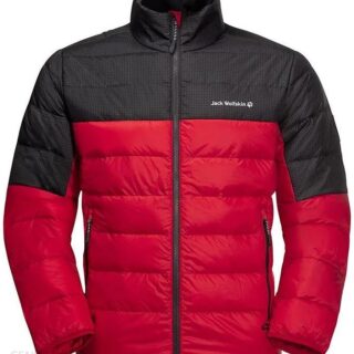 Jack Wolfskin Kurtka puchowa "Tundra" w kolorze czerwonym
