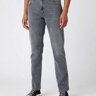 MĘSKIE SPODNIE JEANSOWE WRANGLER TEXAS TAPER GREY ACE W12T3051U