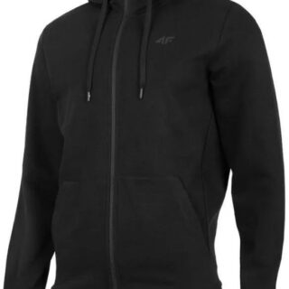 Rozpinana bluza męska z kapturem 4F H4L22 BLM353 Czarny S