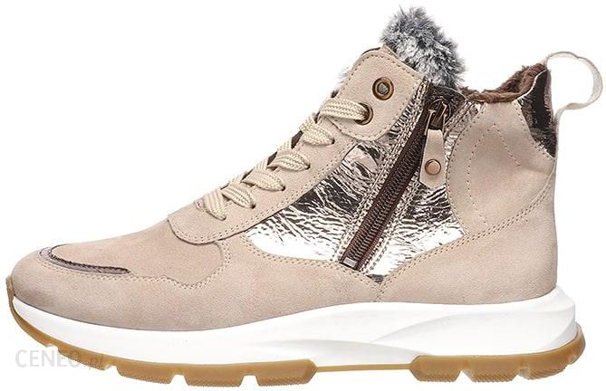 SALAMANDER Skórzane sneakersy w kolorze beżowym