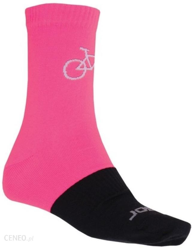 Sensor Skarpety Tour Merino Wool Różowy Czarny
